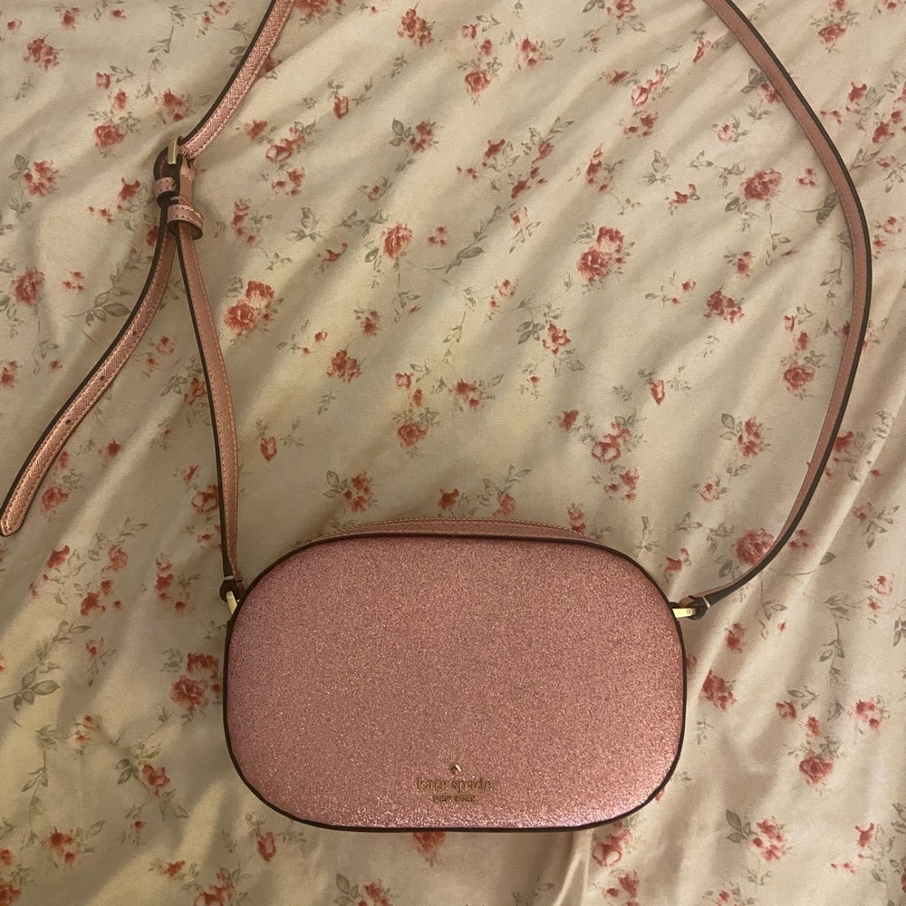 Kate Spade Pink Crossbody Bag with Structured Design